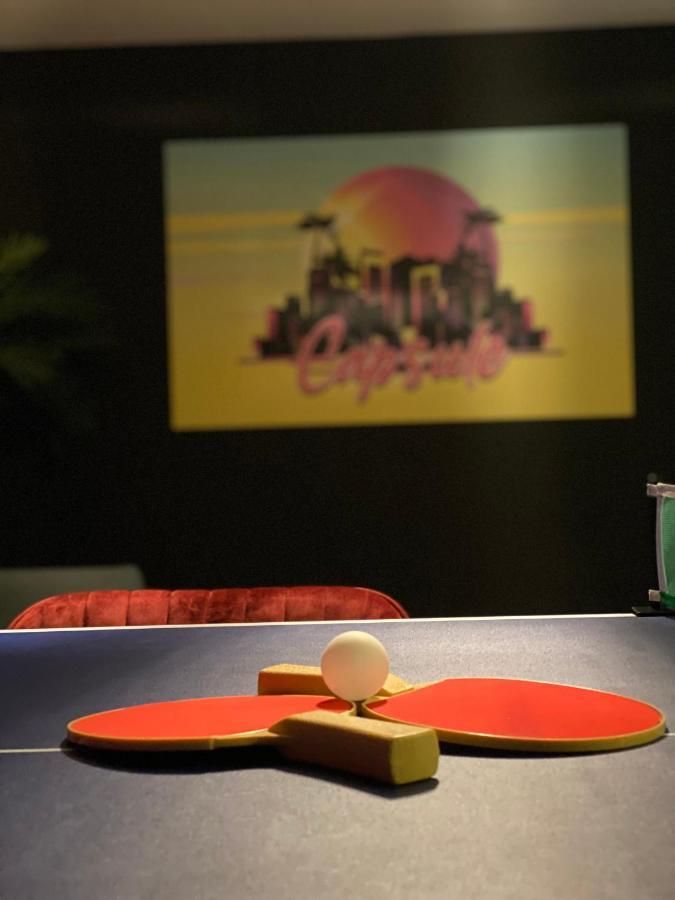 Capsule Miami Vice - Jacuzzi - Billard - Ecran Cinema & Netflix - Ping-Pong - Nintendo & Jeux- 리에뱅 외부 사진